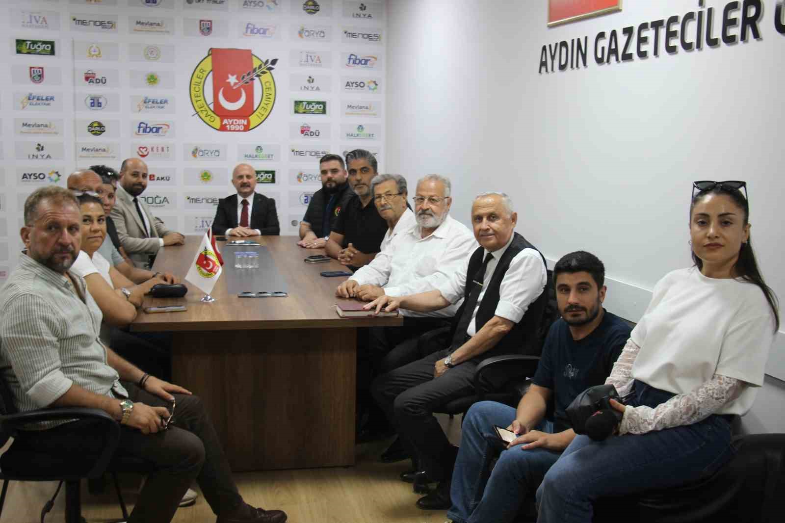 Aydın basınıyla bir araya gelen Vali Varol: "Basını önemli bir paydaş olarak görüyoruz"