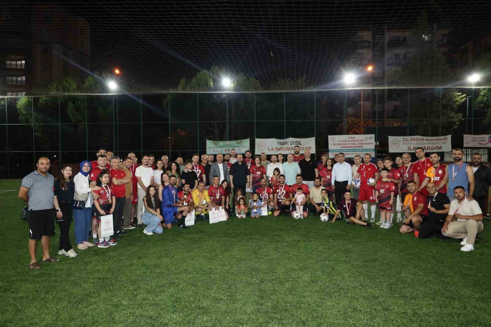 Aydın’da sağlık çalışanlarının futbol heyecanı sona erdi