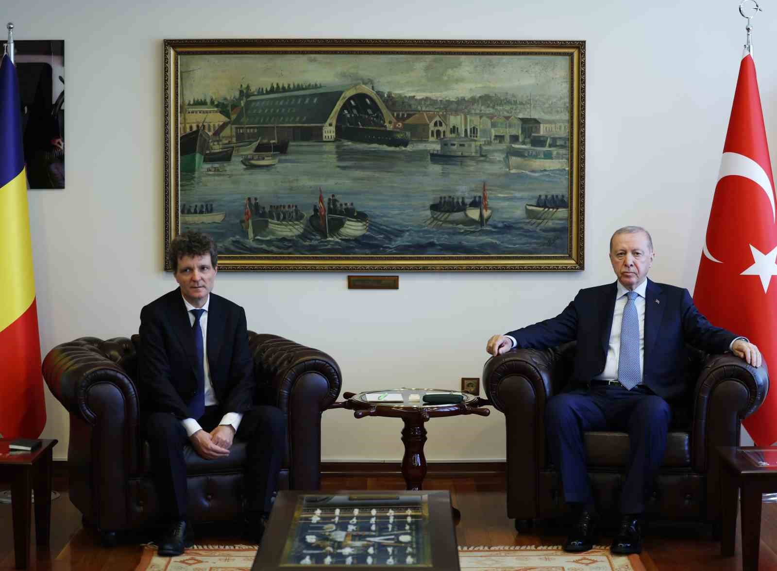 Cumhurbaşkanı Erdoğan, Romanya Cumhurbaşkanı Dan ile görüştü