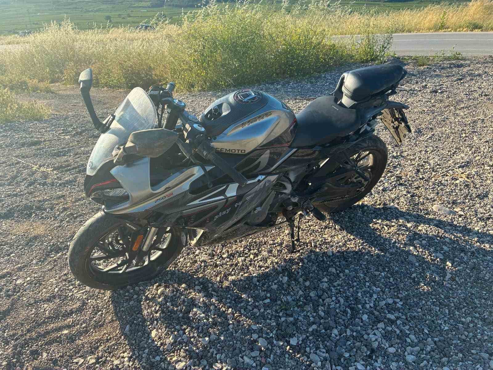 Bilecik'te motosiklet devrildi 1 kişi yaralandı
