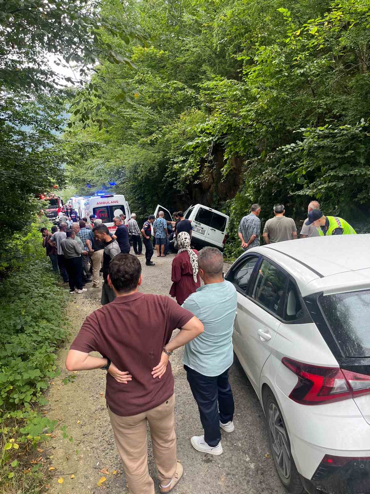 Trabzon’da trafik kazası: 5 yaralı