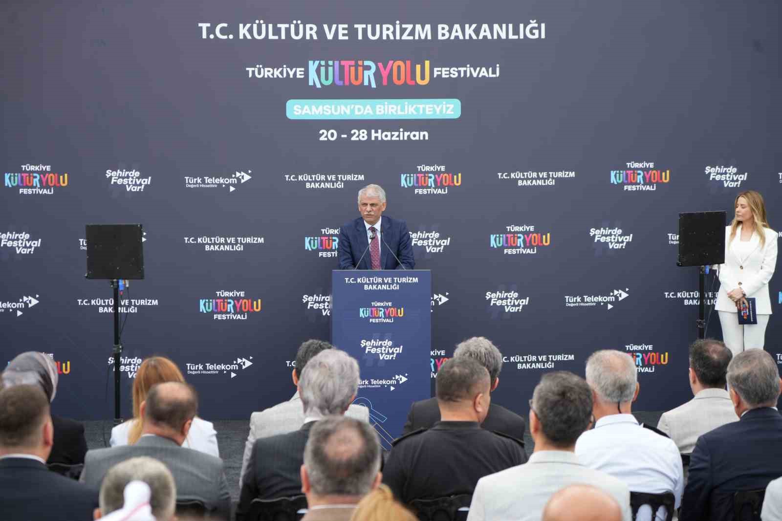 Türkiye Kültür Yolu Festivali’nin Samsun ayağı başladı