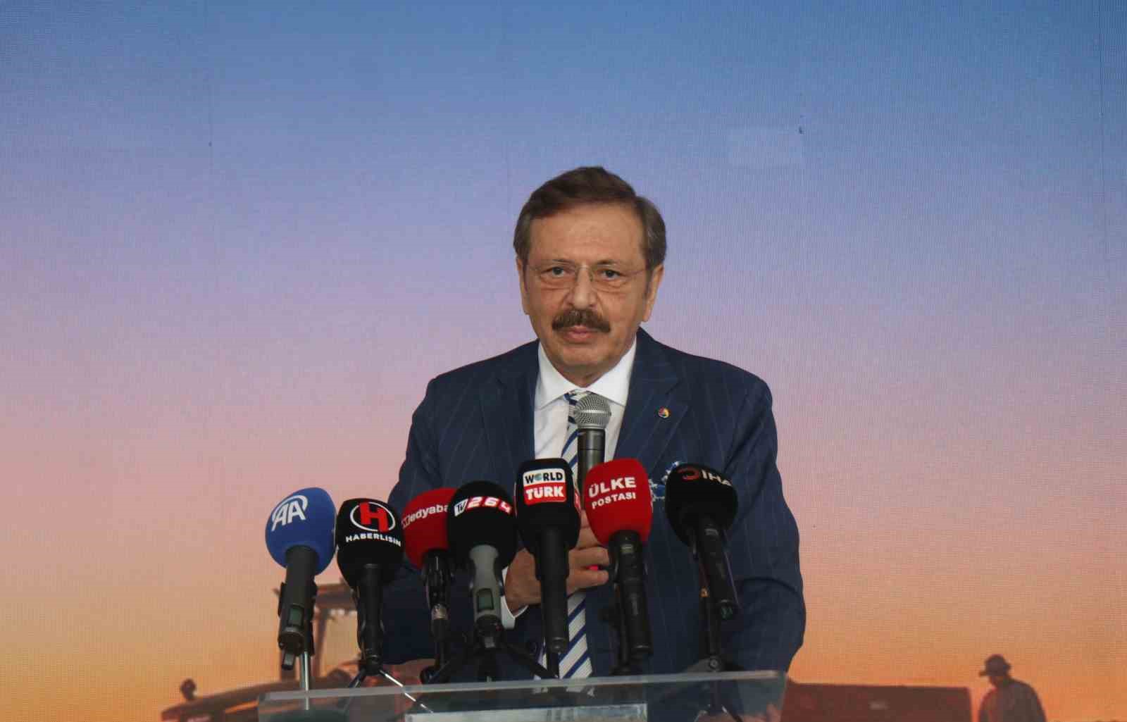 TOBB Başkanı Hisarcıklıoğlu: 'Dünyada kim lider olacak derseniz, dünyayı doyuranlar lider olacak'