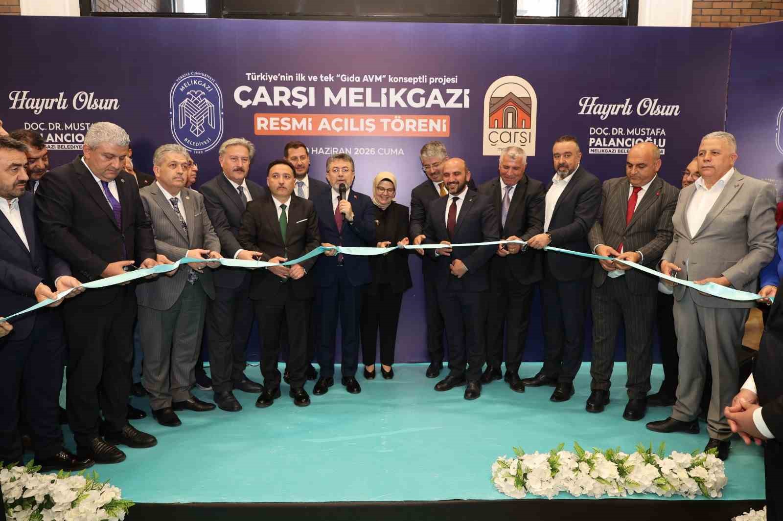 Çarşı Melikgazi, bakan Yumaklı’nın katılımıyla resmen açıldı