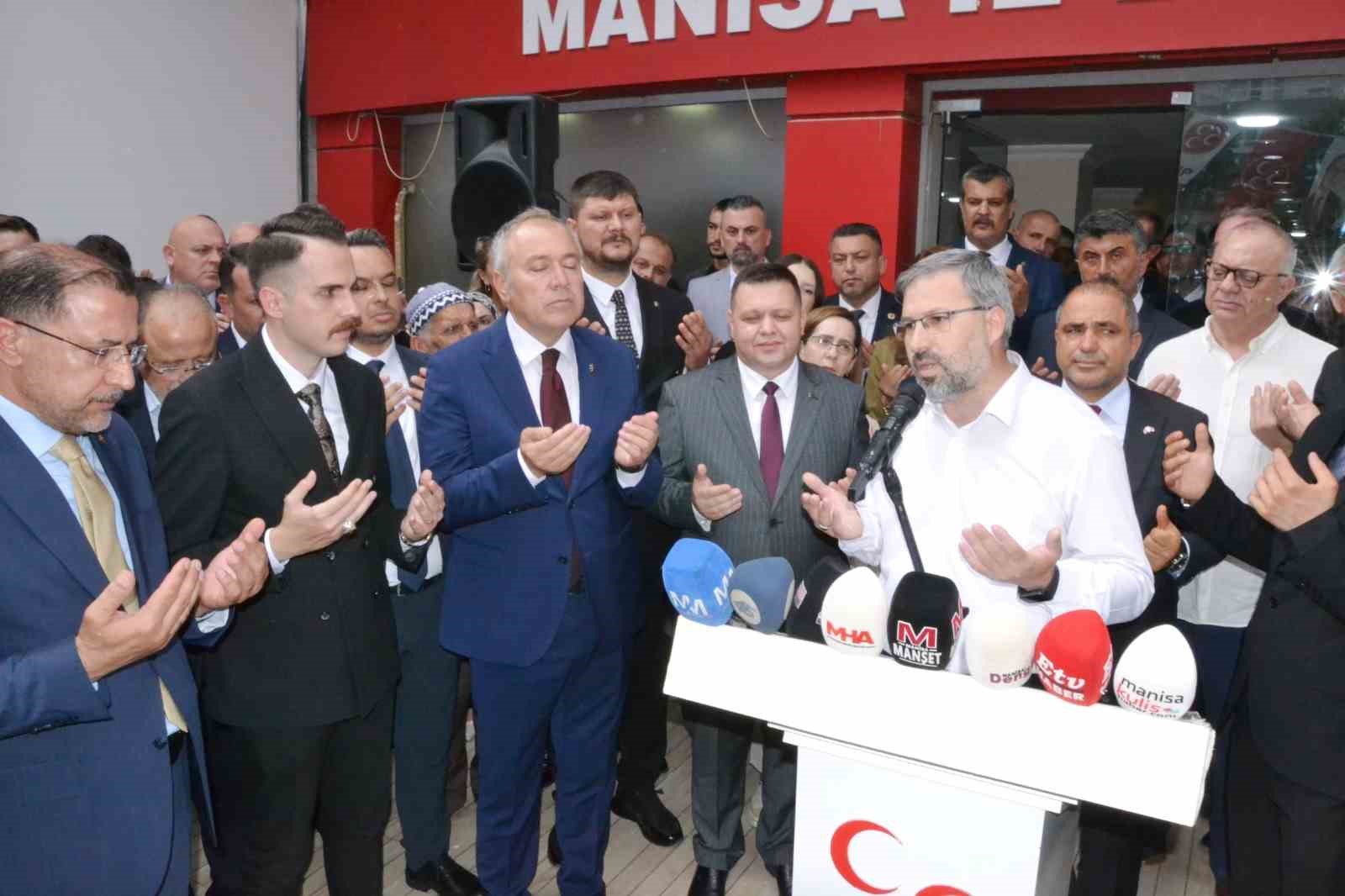 MHP Manisa’da devir teslim töreninde birlik ve Cumhur İttifakı vurgusu