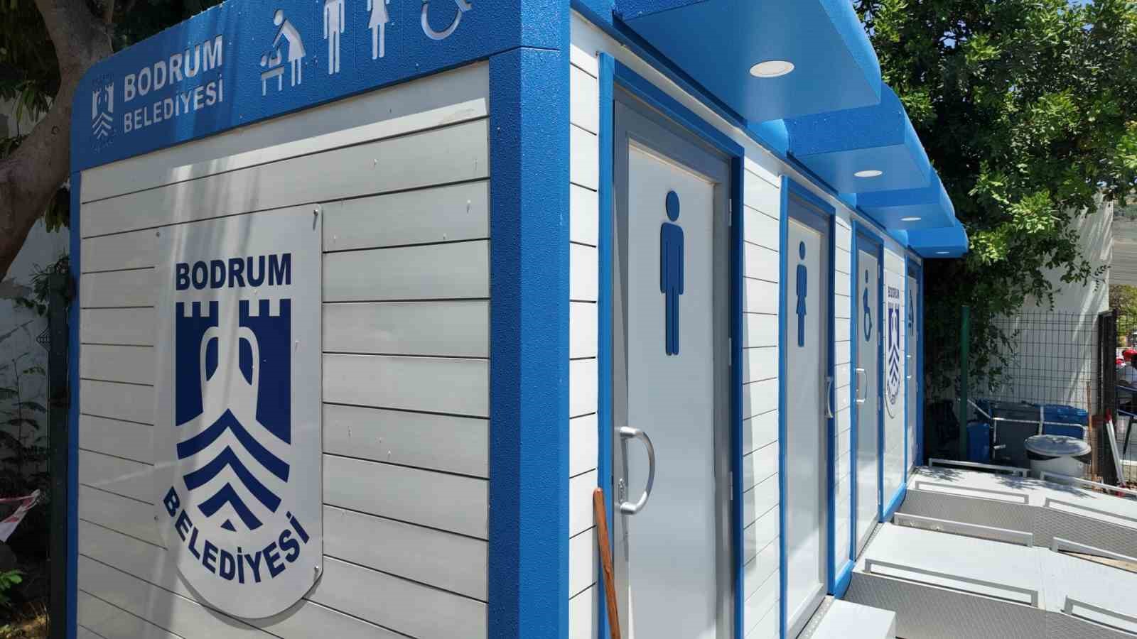 Bodrum’da modern tuvaletler hizmete alındı