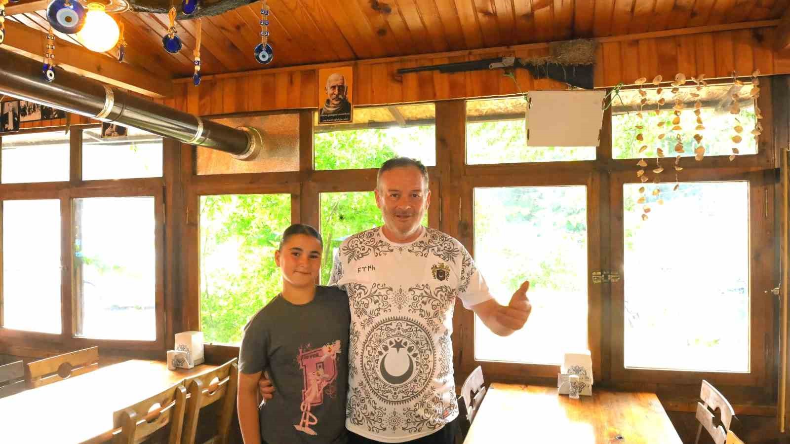 Restoranın en şirin misafirleri