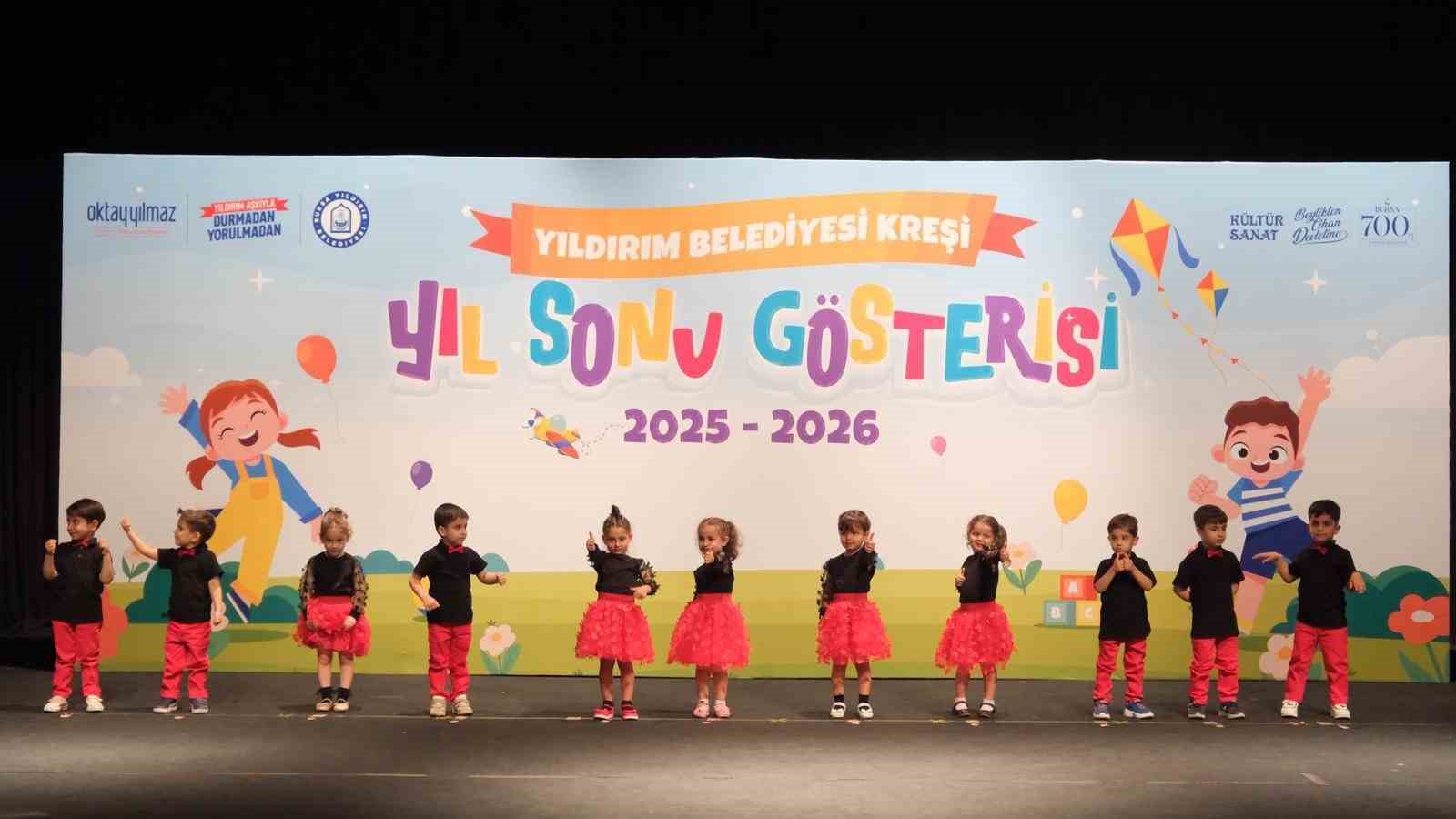 Yıldırım’da miniklerin mezuniyet coşkusu