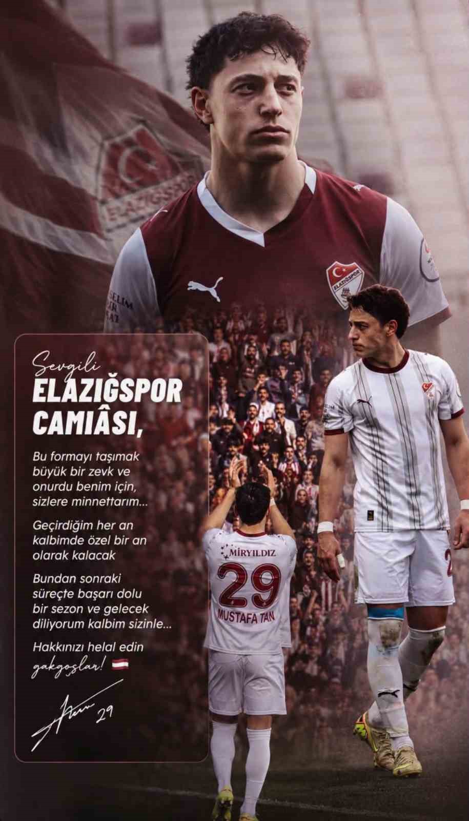 Haluk Mustafa Tan, Elazığspor'a veda etti