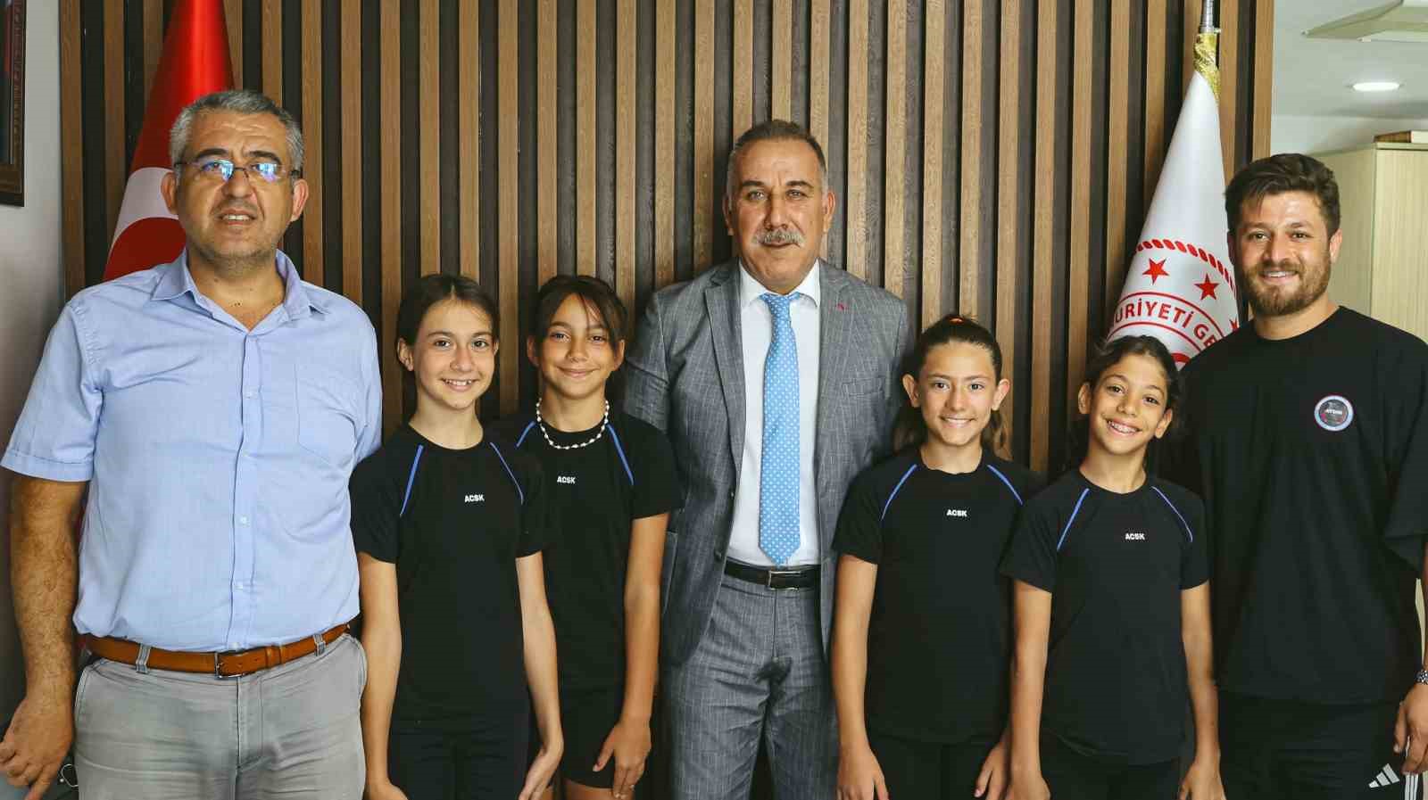 Aydın Gençlik ve Spor İl Müdürü Yığmatepe başarılı sporcuları ağırladı