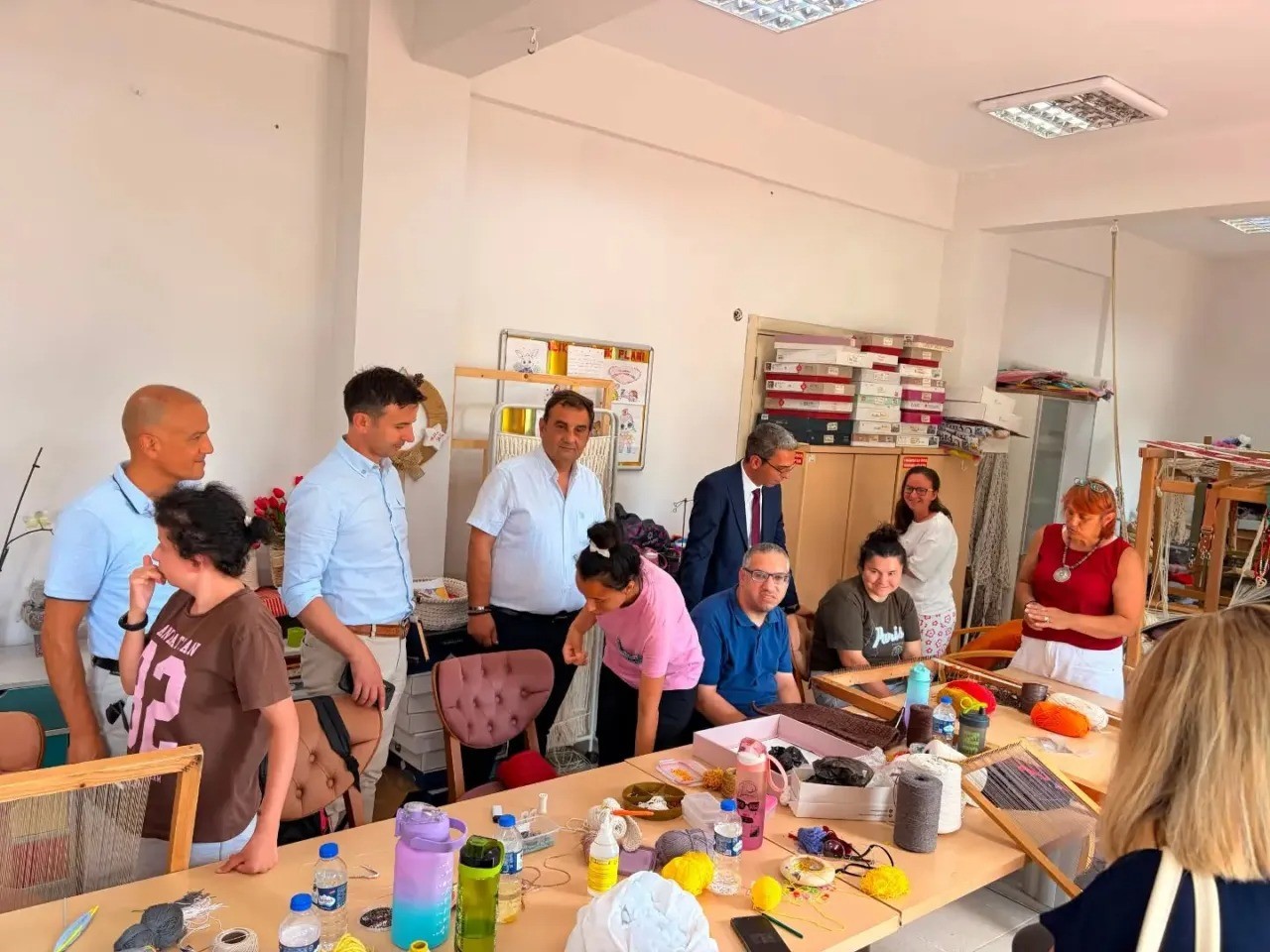 Sinop'ta özel bireyler el sanatlarıyla engelleri aşıyor