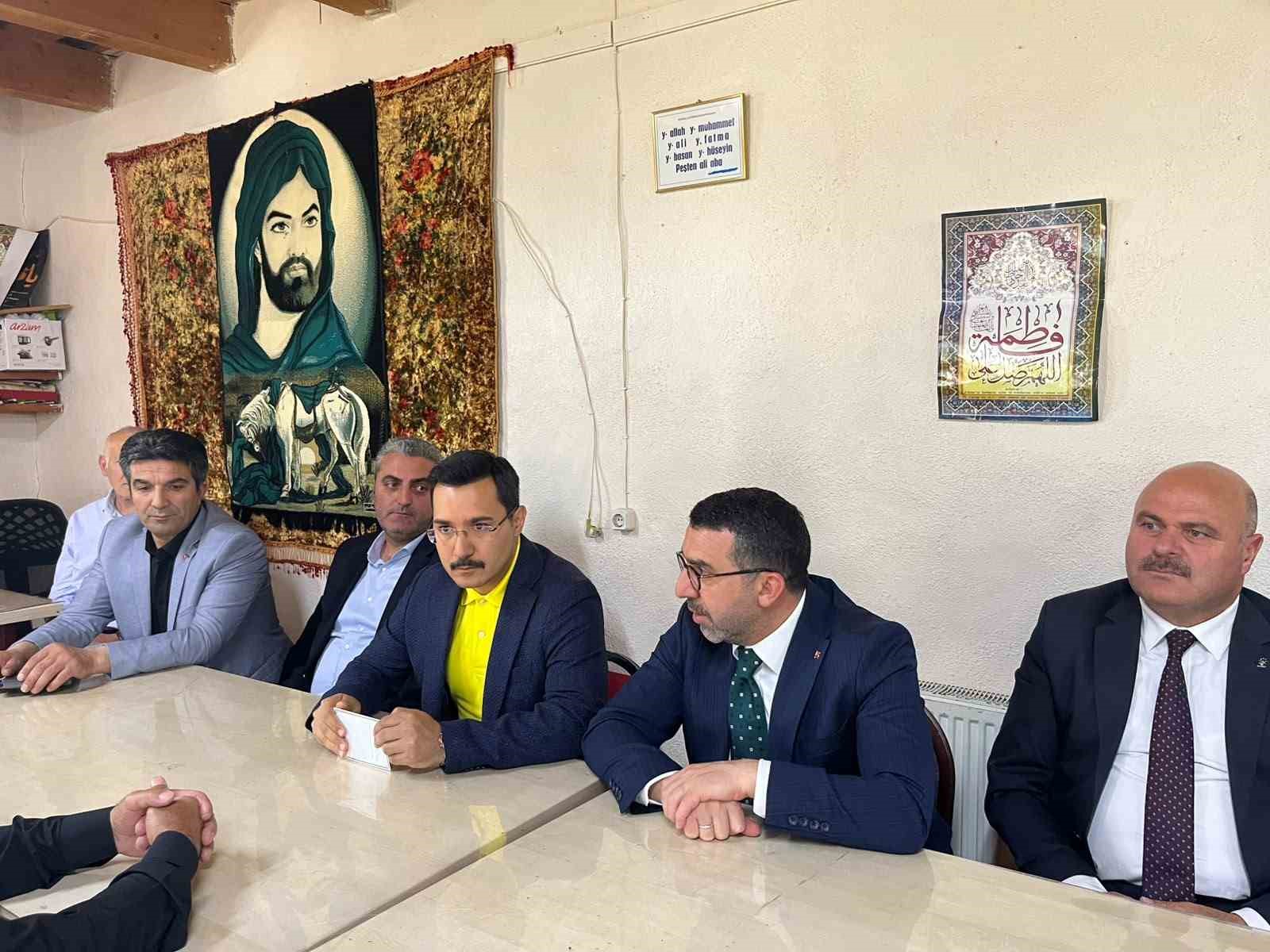 Milletvekili Çalkın Akyaka'da muhtarlar ve vatandaşlarla buluştu