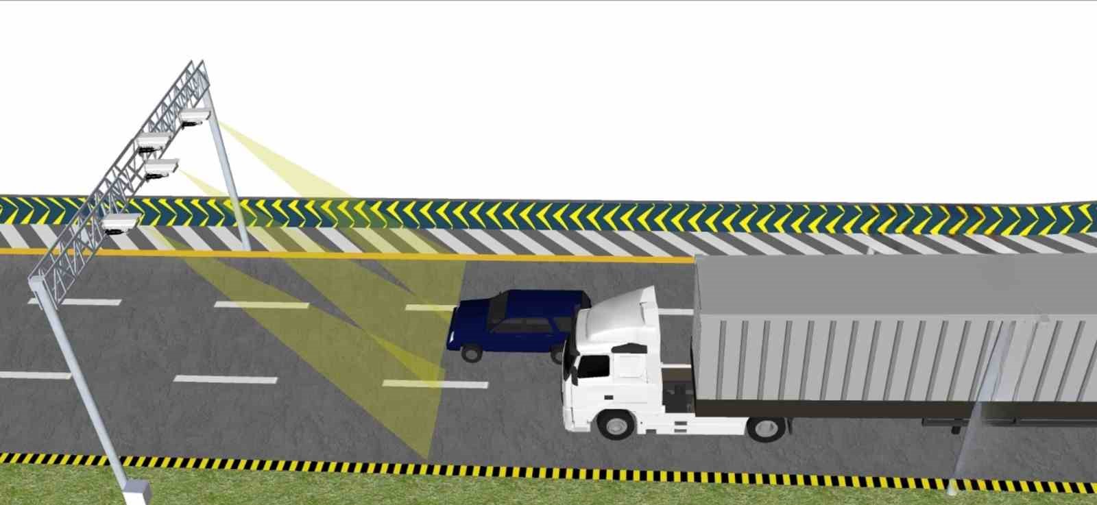 Kocaeli'deki 4 ana arterde kamyon ve tır trafiği 7/24 elektronik olarak izlenecek