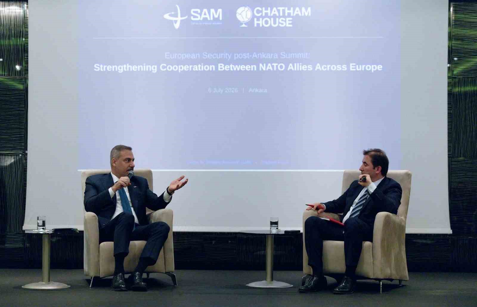 Bakan Fidan 'Strengthening cooperation between NATO Allies across Europe' etkinliğine katıldı