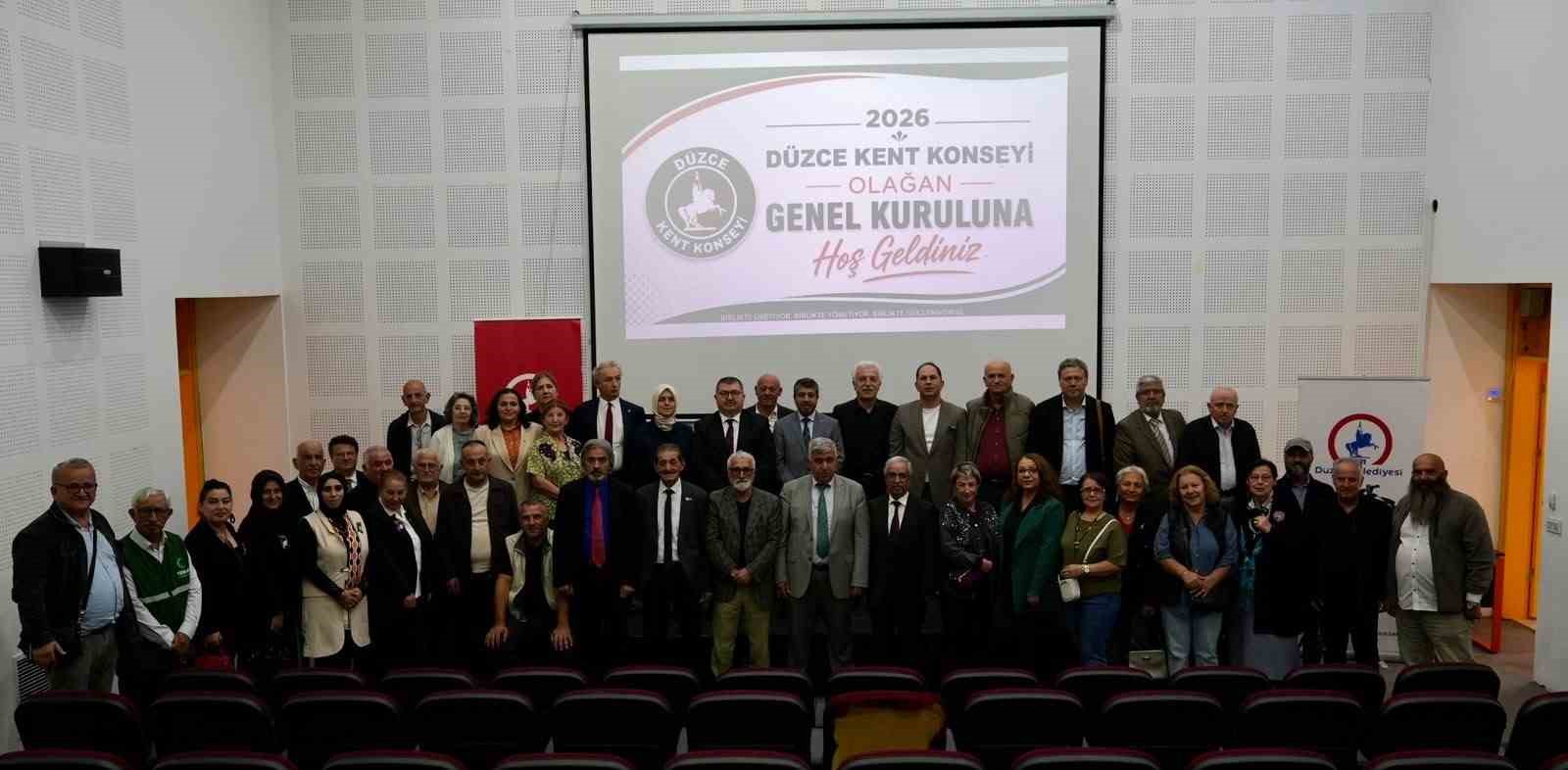 Düzce Kent Konseyi yeni başkanı Orhan Yılmaz oldu