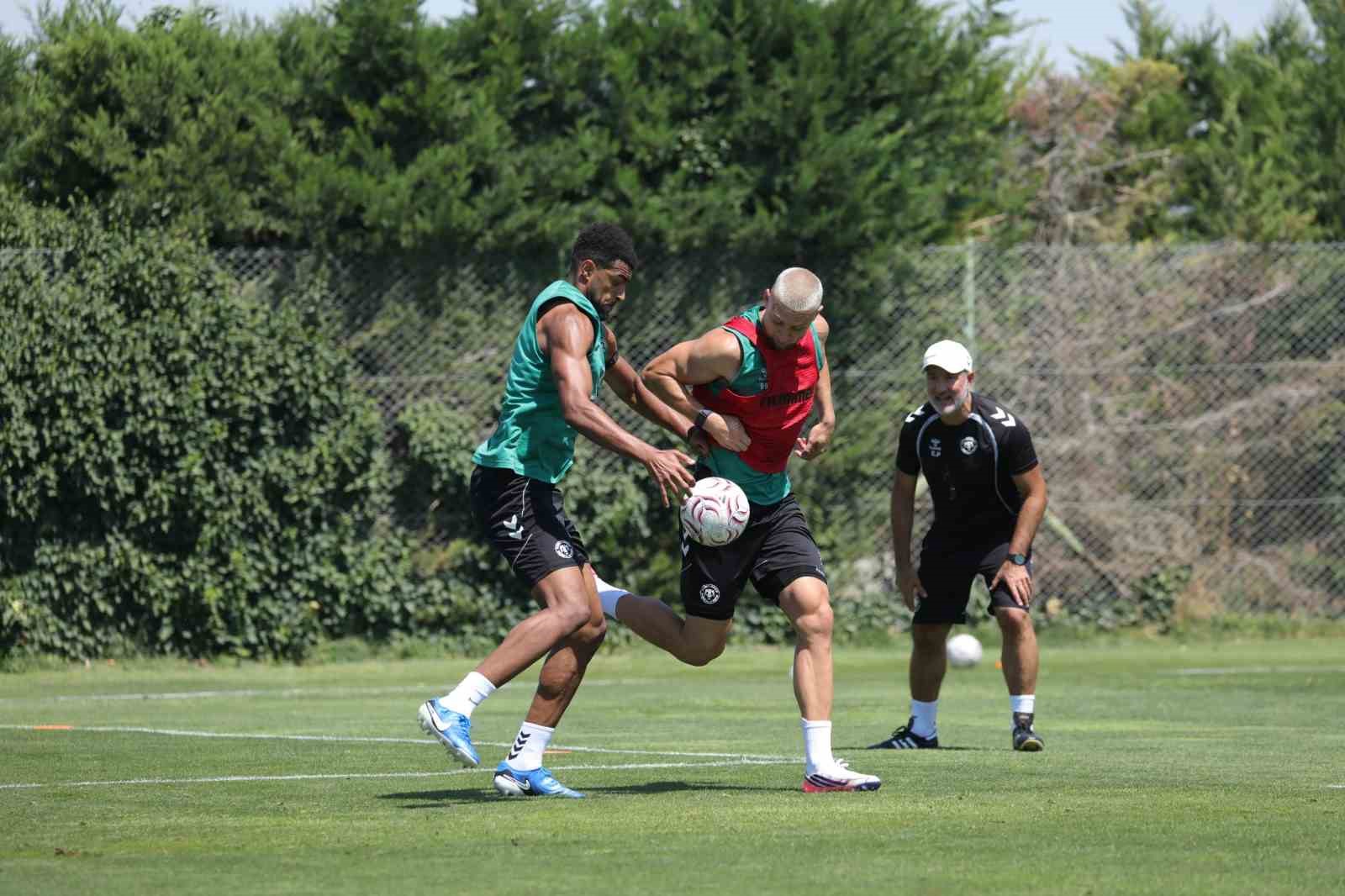 Konyaspor, Kocaelispor maçı hazırlıklarını sürdürüyor