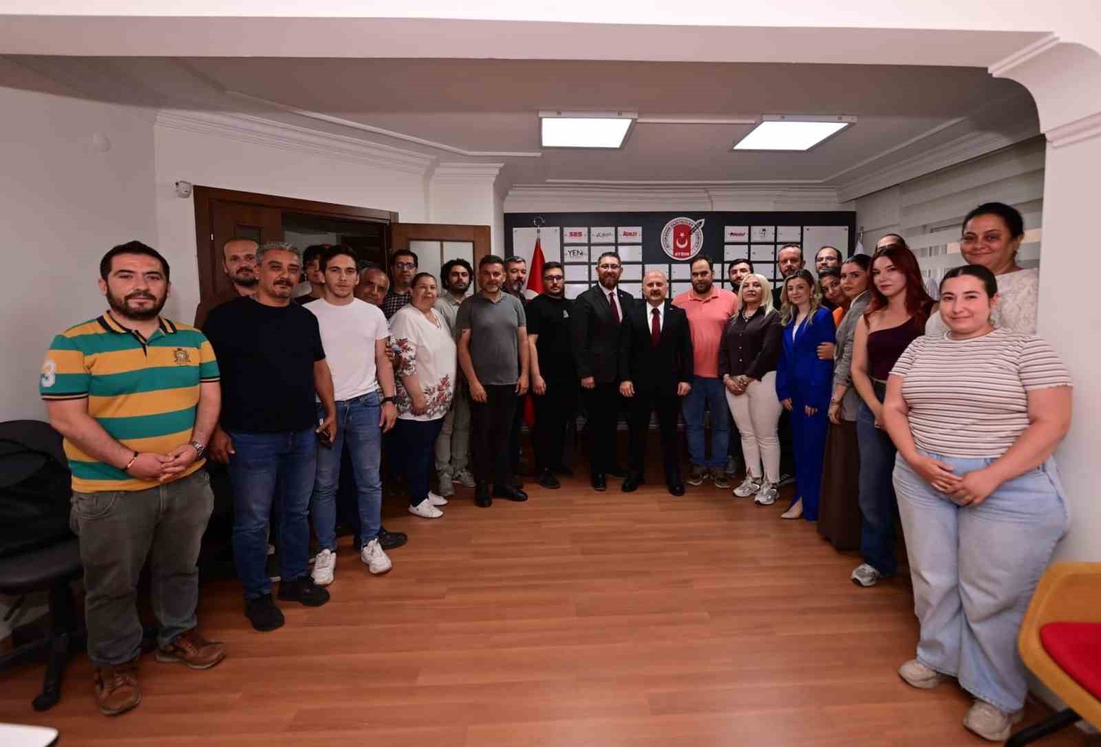 Aydın basınıyla bir araya gelen Vali Varol: "Basını önemli bir paydaş olarak görüyoruz"