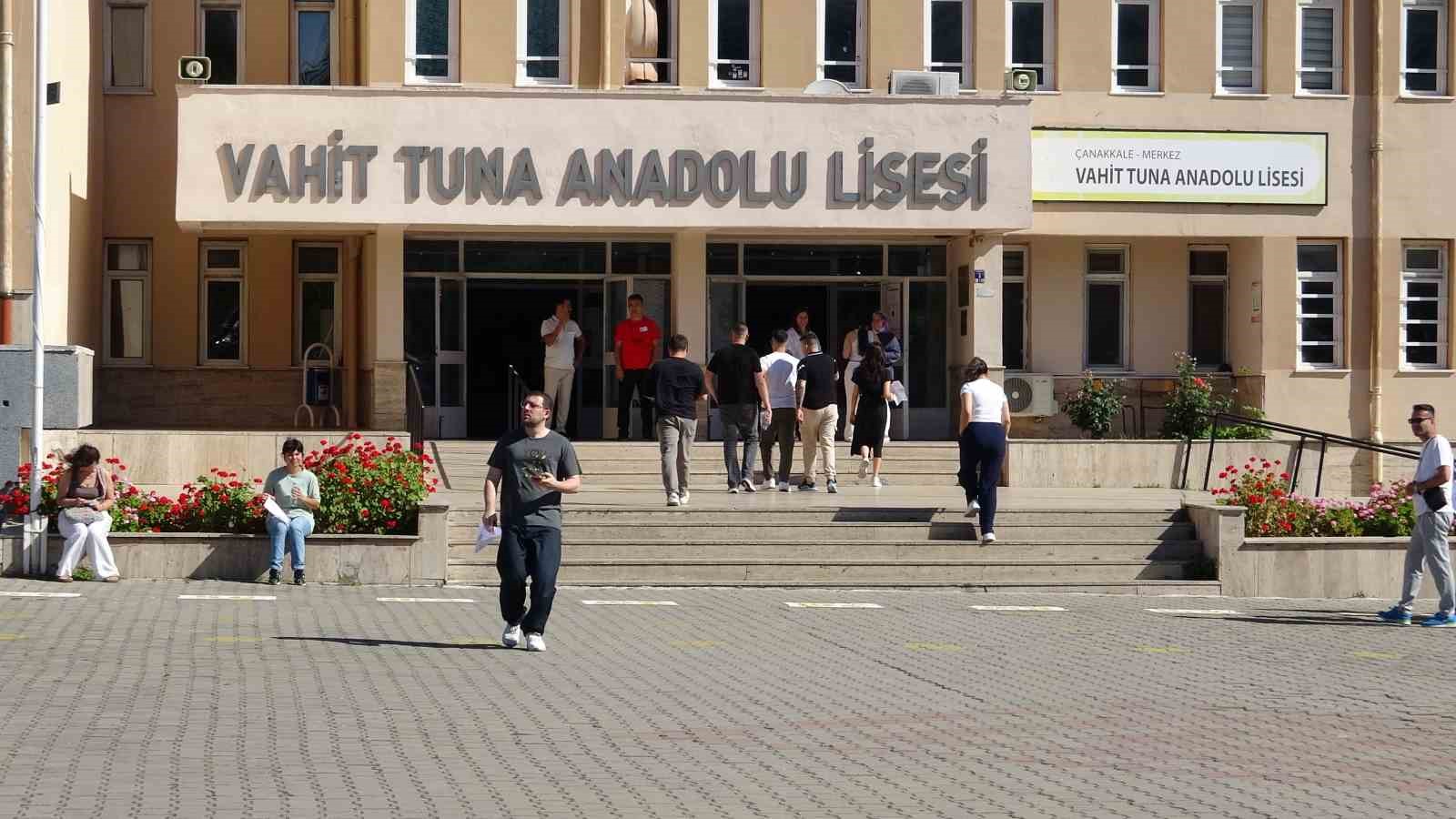 Çanakkale’de YKS heyecanı