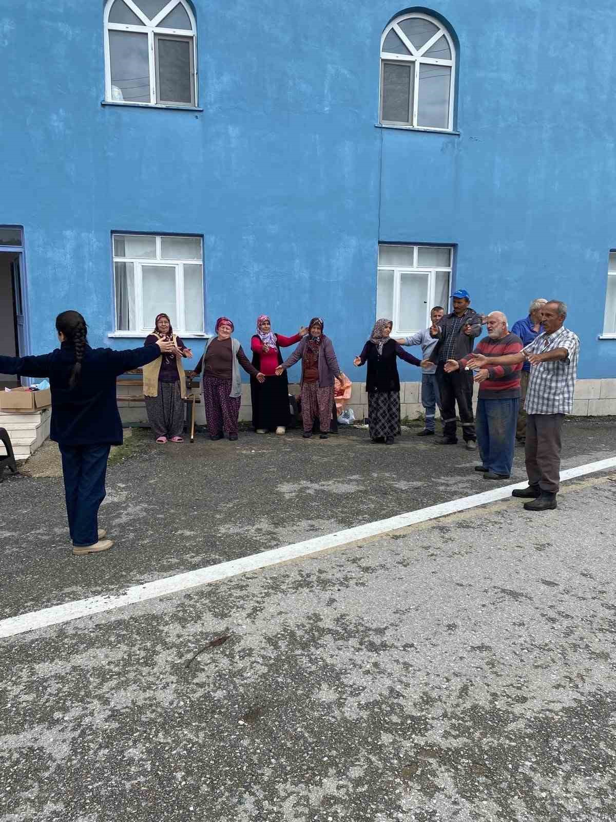Yığılca’da 60 yaş üstü vatandaşlar sağlık için harekete geçti