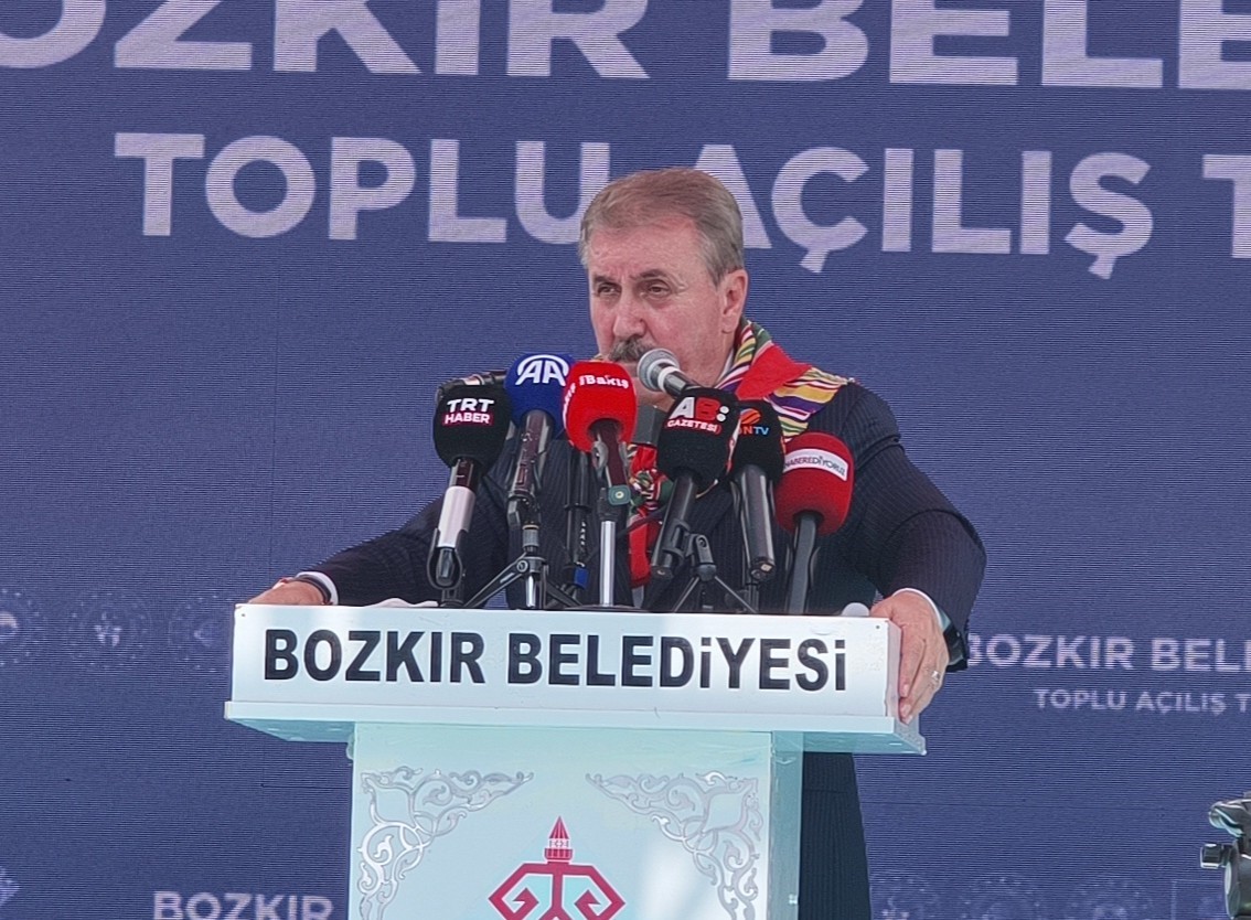 BBP Genel Başkanı Destici, Bozkır'da toplu açılış törenine katıldı