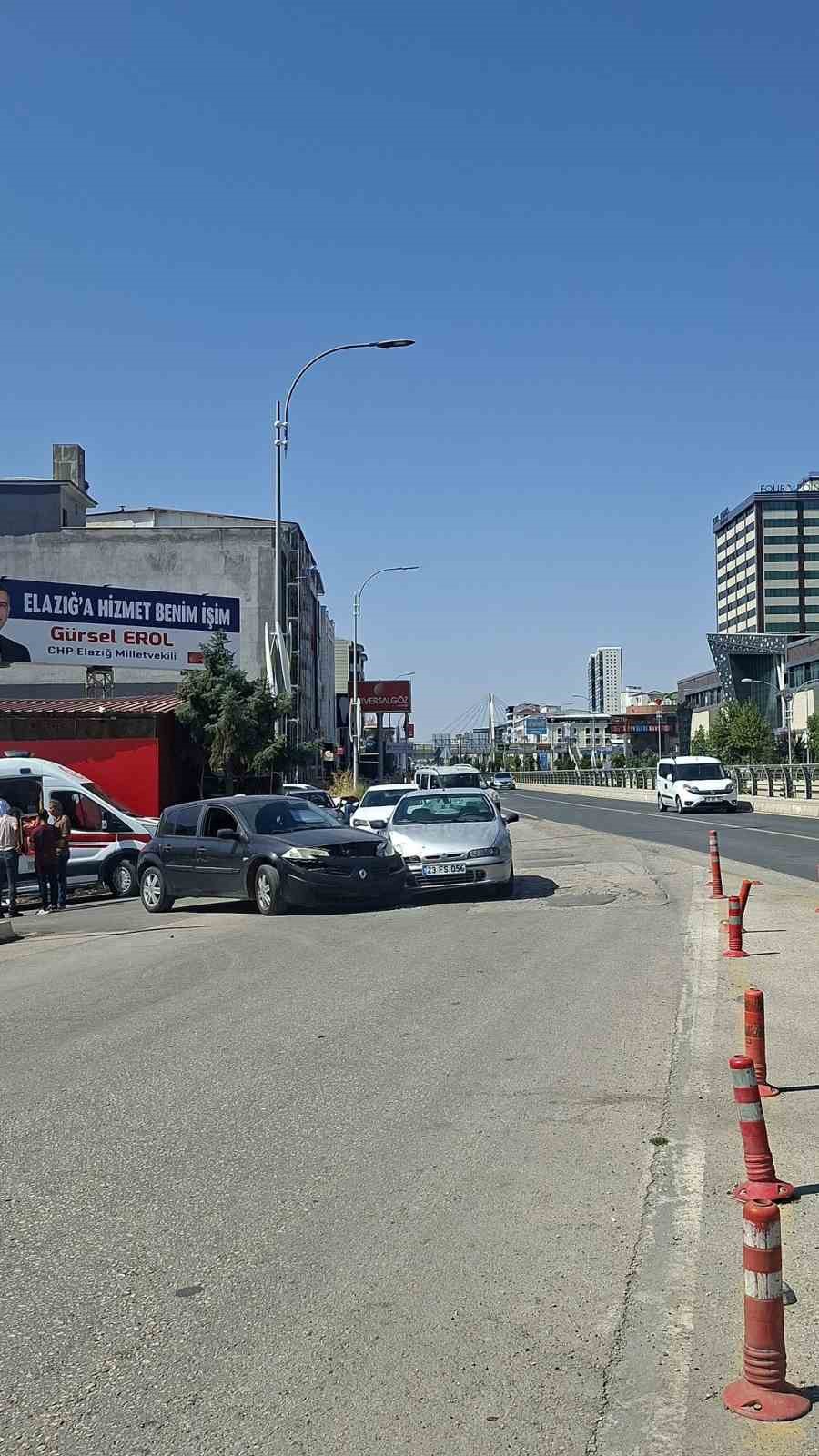 Elazığ’da trafik kazası: 1 yaralı