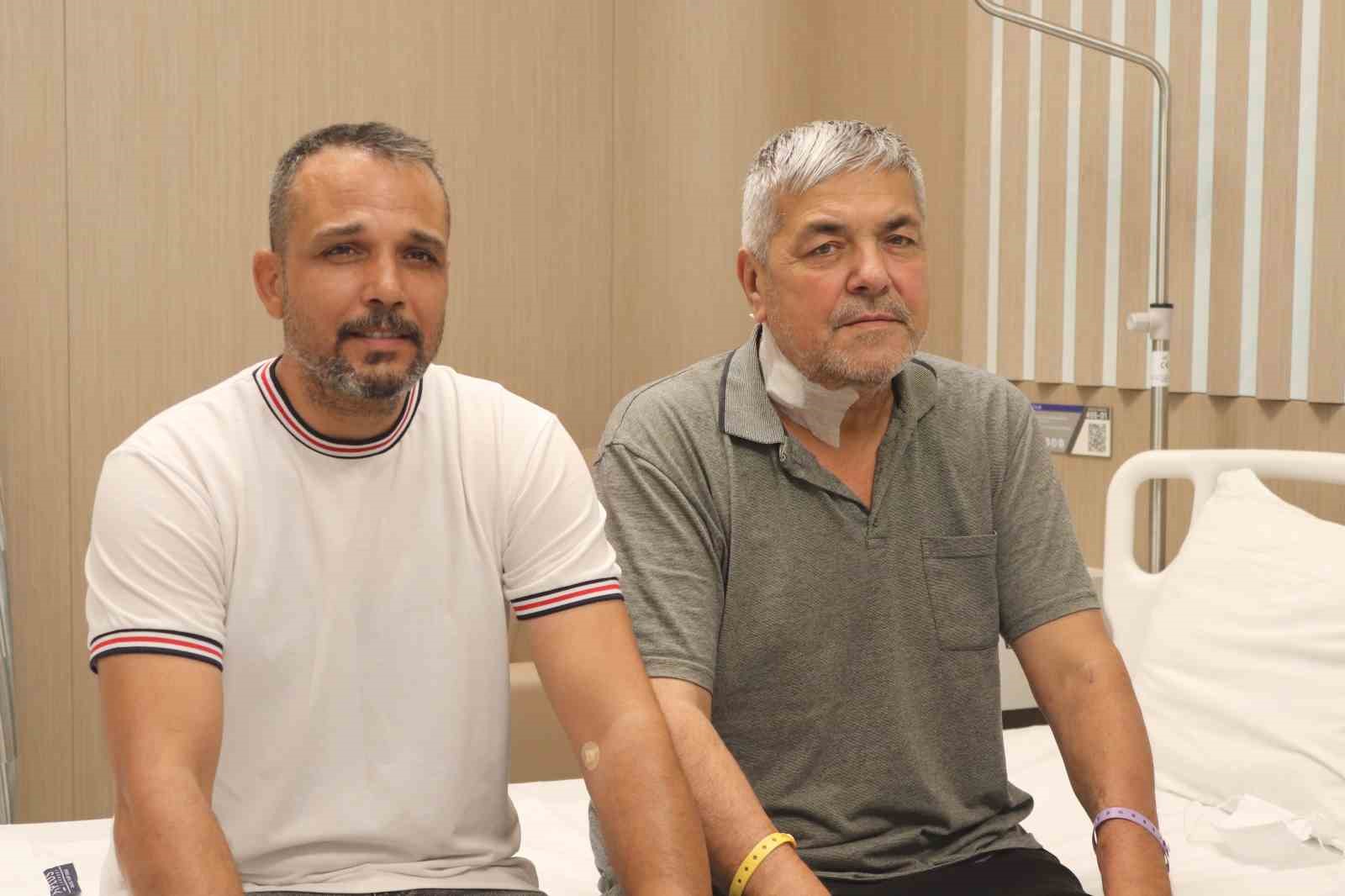 Biri damadının, diğeri oğlunun bağışıyla hayata tutundu