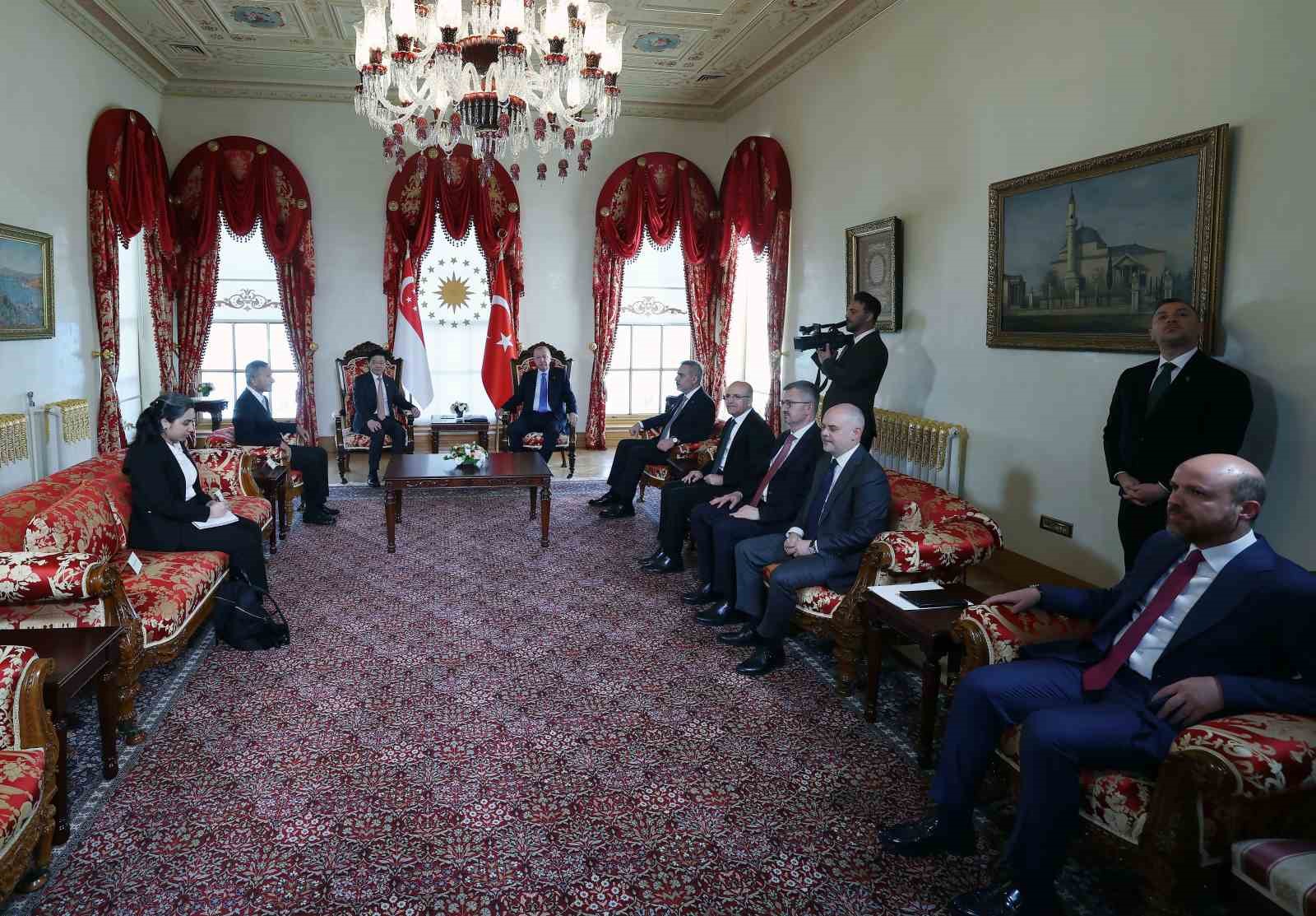 Cumhurbaşkanı Erdoğan, Singapur Başbakanı Lawrence Wong’u kabul etti