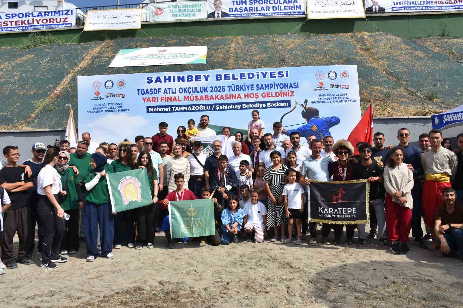 Atlı Okçuluk Türkiye Şampiyonası Yarı Finali Gaziantep’te yapıldı