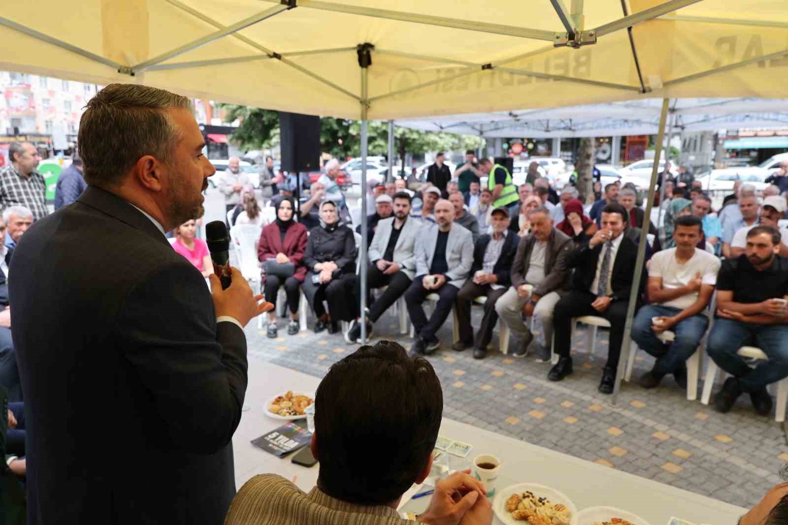 Pursaklar Belediye Başkanı Çetin vatandaşlarla bir araya geldi