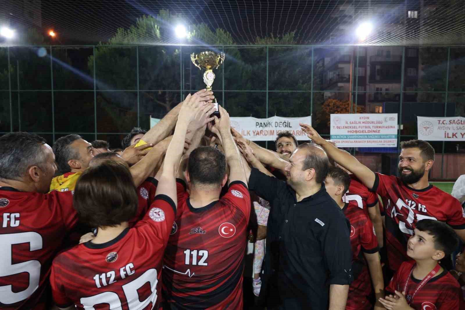Aydın’da sağlık çalışanlarının futbol heyecanı sona erdi