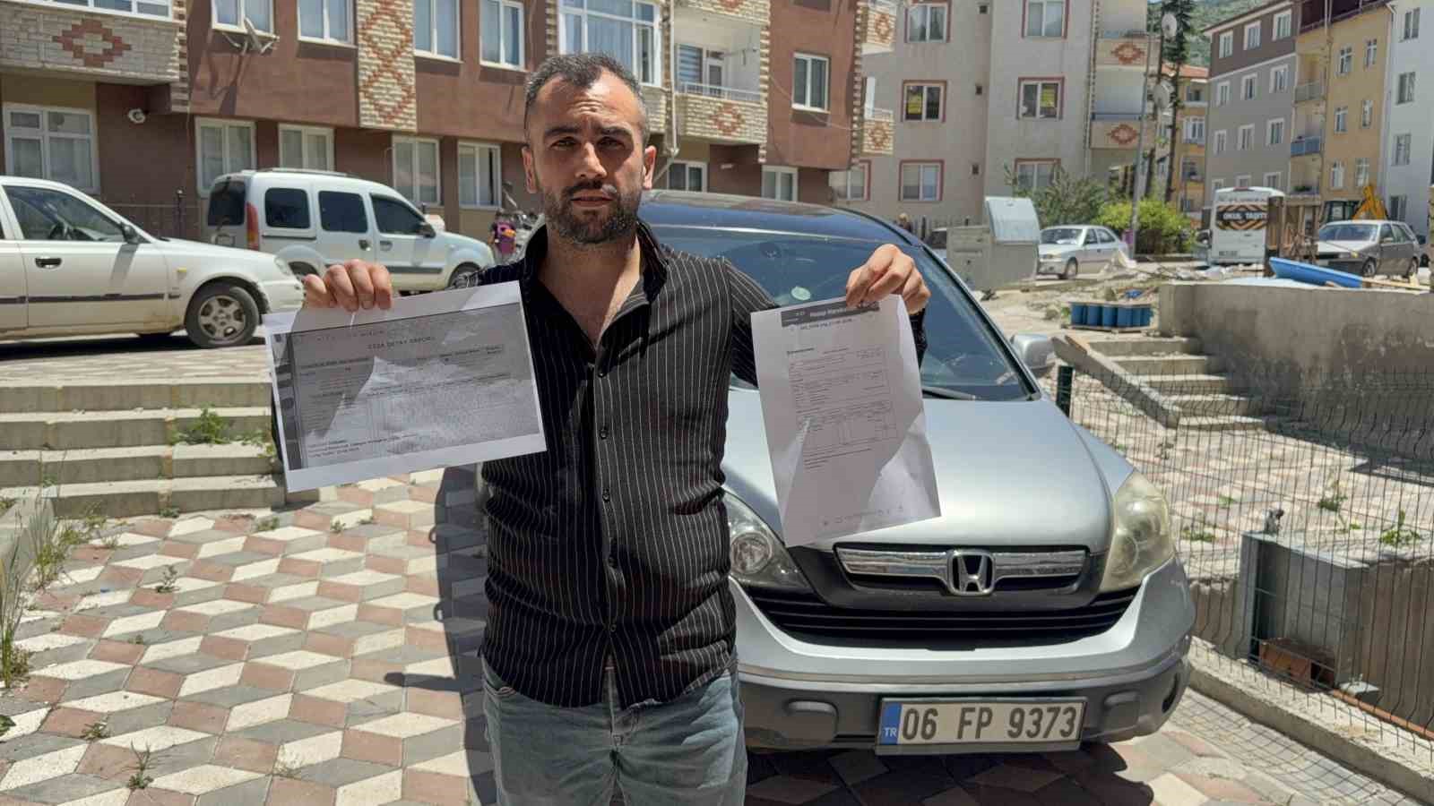 Otomobilin üç önceki sahibinin cezası yeni sahibinin başını ağrıttı