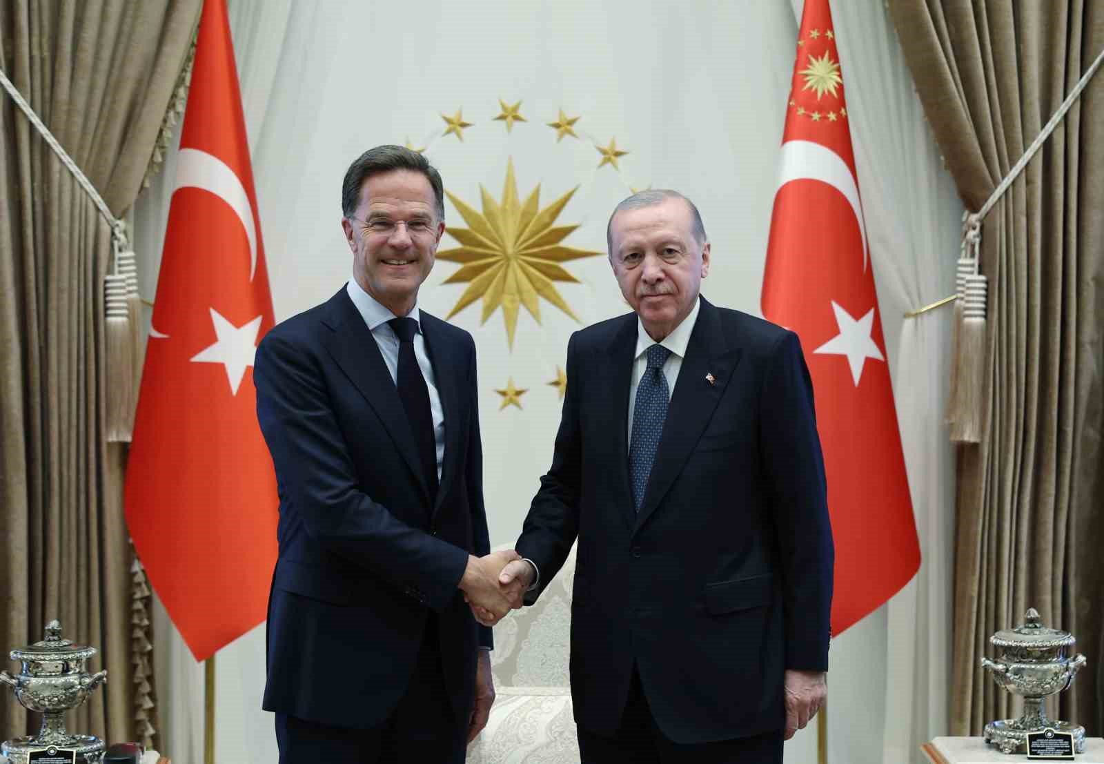 Cumhurbaşkanı Erdoğan, NATO Genel Sekreteri Rutte'yi kabul etti