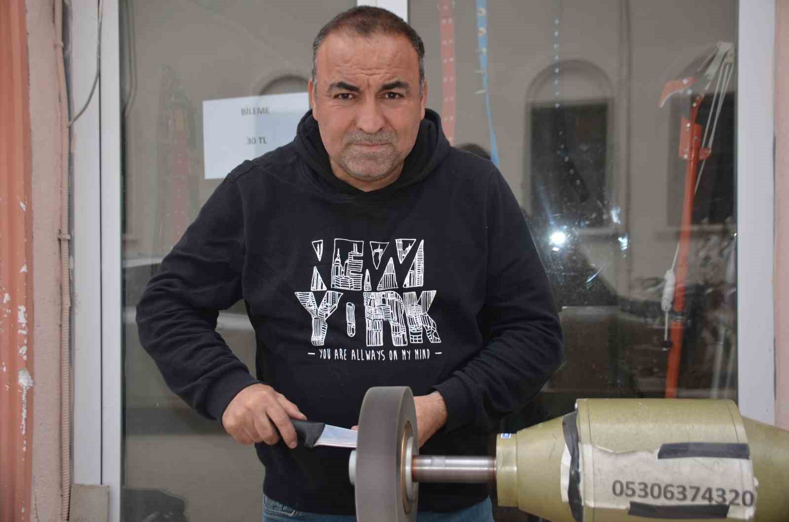 15 yıllık bıçakçının 'kurban' mesaisi