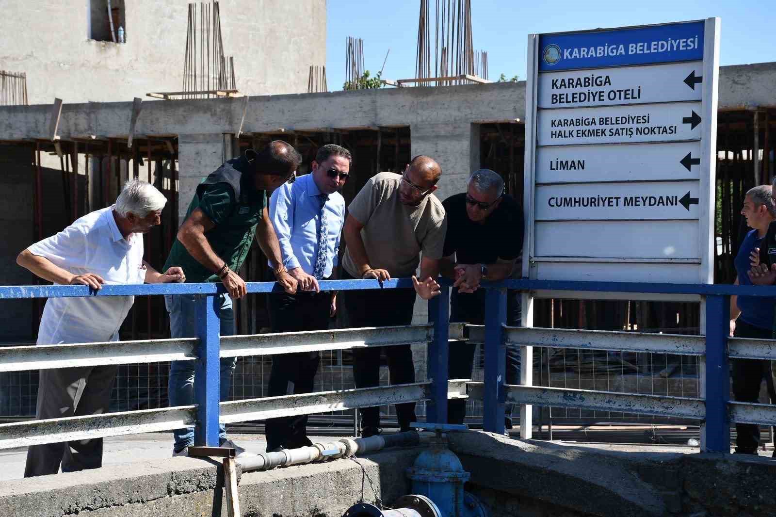 Karabiga'da köprüler yenileniyor