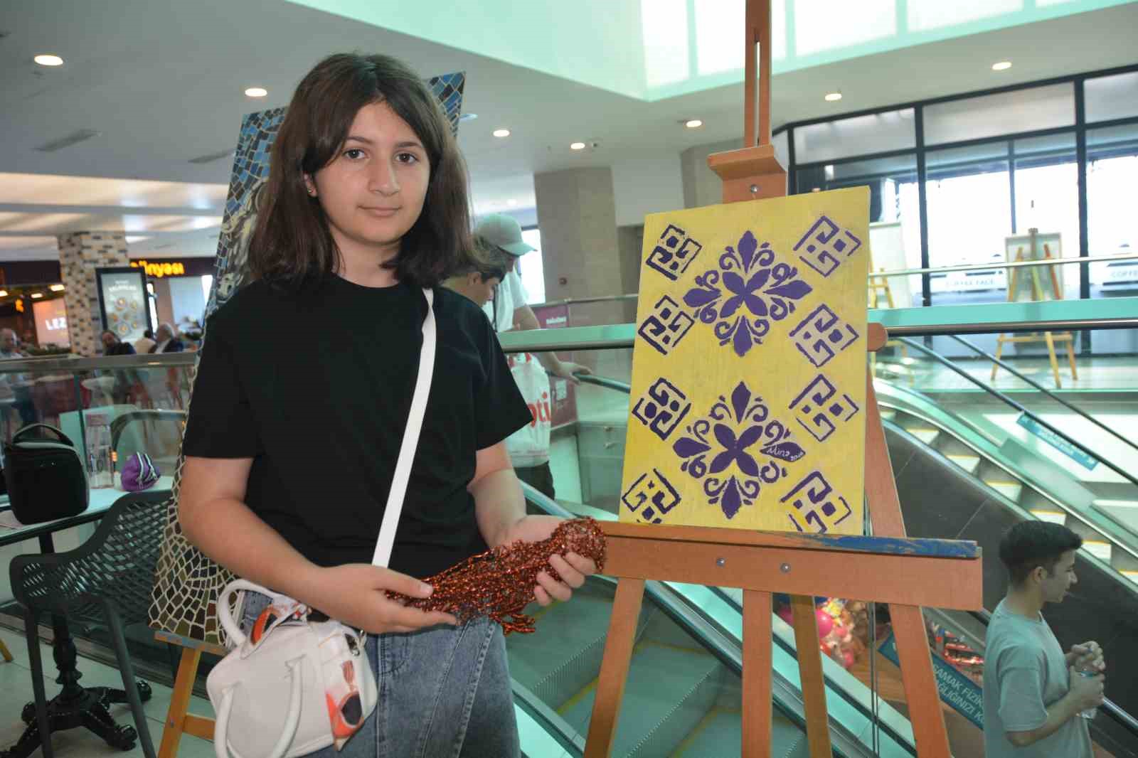 Ordu’da üstün yetenekli çocuklardan 100 eserle sanat şöleni
