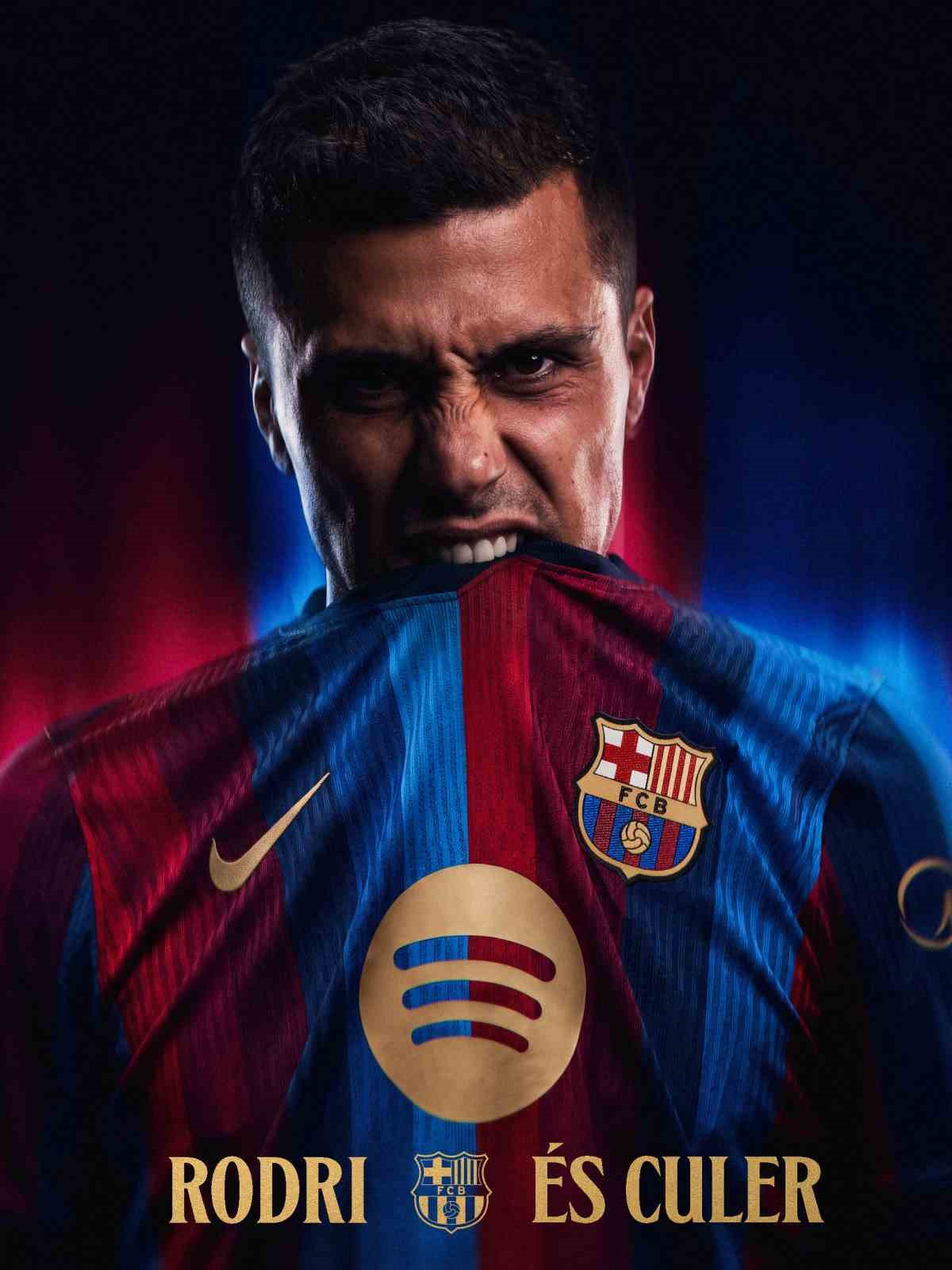 Barcelona, Rodri’yi renklerine bağladı